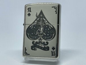 送料無料 ZIPPO[ジッポー]Devil Trump デビルトランプ スペード 1201S825