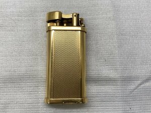 ジャンク Dunhill ダンヒル ガスライター ユニーク ゴールドカラー 着火未確認[20472