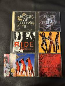 6枚セット★★FENCE OF DEFENSE IV RED ON LEAD フェンス・オブ・ディフェンス 北島健二/RIDE/SPEED OF LOVE/hot dogs/RED ON LEAD★★