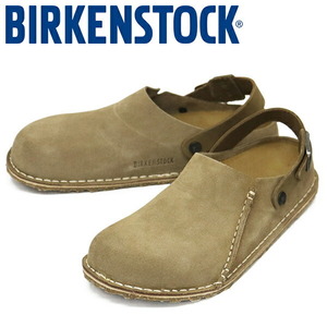 BIRKENSTOCK (ビルケンシュトック) 1025293 LUTRY Premium Suede ルトリー スエードレザーサンダル GRAY TAUPE レギュラー幅 BI352 42-約27