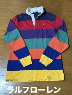 ビンテージ　ラルフローレン　Ralph Lauren Polo ラガーシャツ