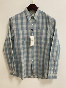 新品未使用！33000円 RRL ダブルアールエルLONG-SLEEVE DRESS SHIRT ロングスリーブ ドレスシャツ M