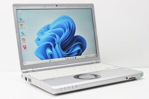 1円スタート ノートパソコン Windows11 WPS office搭載 Panasonic レッツノート CF-SZ6 第7世代 Core i5 SSD256GB メモリ8GB カメラ