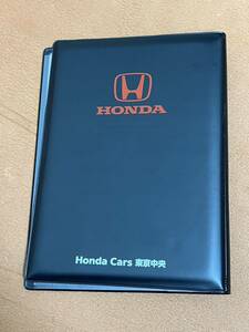 日本国内　正規品 当時物 本物　ホンダ 純正 非売品　ディーラー　HONDA cars 東京中央　ロゴ入り　車検証　入れ　ケース　希少 レア　F1