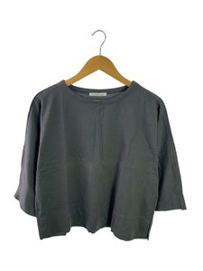 PLEATS PLEASE ISSEY MIYAKE◆７分袖カットソー/5/コットン/GRY/PP82-JK756