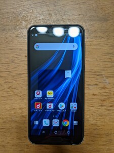 IY1020 docomo SIMフリー AQUOS sens2 SH-01L SHARP 4Gスマホ 簡易確認＆簡易清掃＆初期化OK 判定○ WebにてSIMロック解除受付手続済