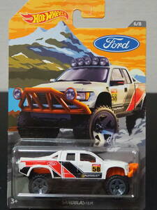 HOT WHeeLs FORD SANDBLASTER RALLY BAJA BLAZERS 白 フォード サンドブラスター ピックアップ ミニカー ハイリフト 4×４ ホットウィール