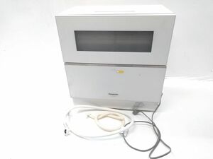 ★動作品 Panasonic パナソニック 電気食器洗い乾燥機 NP-TZ200-W 2019年製 エコナビ 前開きタッチドア E-0611-1□@160★