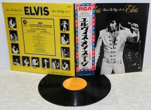 ◆エルヴィス・プレスリー -帯付 エルヴィス・オン・ステージVol.1◆OBI ! ELVIS PRESLEY - SX-61 THAT