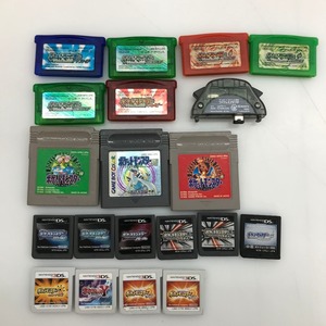 05w06208★1円~ GBA DS 3DS ポケットモンスター エメラルド プラチナ ソウルシルバー リーフグリーンファイアレッド など ジャンク品