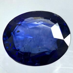 1ctUP!!!〔天然サファイア1.854ct〕U 約7.72×6.32mm ルース 裸石 宝石 ジュエリー コランダム 蒼玉 sapphire corundum BI3/B I3 テEA5