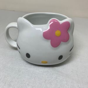 ★ハローキティ　マグカップ サンリオ キティちゃん コップ 約13.5cm×10cm 高さ9cm 雑貨 グッズ キャラクター 陶器製