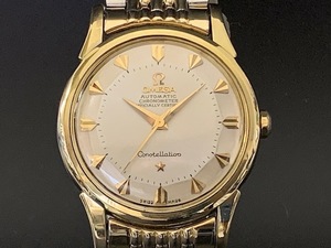 OMEGA コンステレーション12角 クサビ型インデックス 1960年 cal.551 自動巻き　GF/SS　中古（TO24045)送料無料