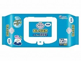 大王製紙 T 流せるおしりふき72枚 無香料 733593