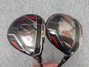 HONMA ホンマ TOUR WORLD ツアーワールド GS FW 5W 18° & 7W 21° 2本セット 純正カーボン SPEEDTUNED 48 (R) 日本 ヘッドカバー無 未使用