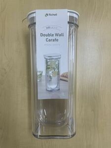 【未使用・未開封】ダブルウォールカラフェ 1L ホワイト