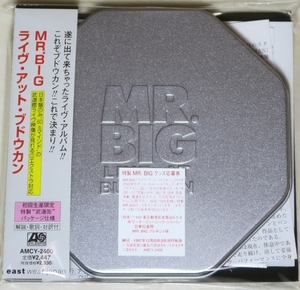 ☆ ミスター・ビッグ MR.BIG ライヴ・アット・ブドウカン Live at Budokan 初回限定 武道缶パッケージ 日本盤 帯付き AMCY-2400 新品同様