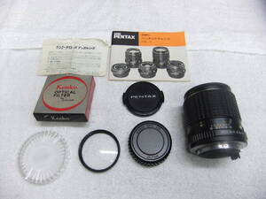 ペンタックス SMC PENTAX-M 135mm F3.5 Kマウント 動作確認済 フィルター,キャップ,説明書付