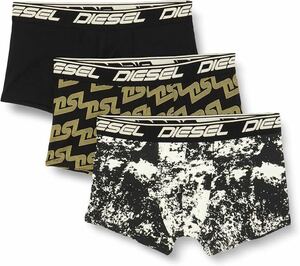 残りわずか　DIESEL 3枚セット ボクサーパンツ ボクサーブリーフ ローライズボクサー アンダーウェア 下着　L ディーゼル　カモフラ