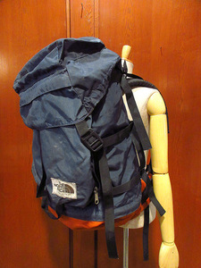 ビンテージ70’s80’s●THE NORTH FACE茶タグナイロンフレームパック紺size L●230403k9-bag-bp 1970s1980sノースフェイスアウトドア