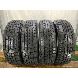 2021年製 8～9分山 ダンロップ WINTERMAXX WM02 165/65R13 77Q 4本/札幌市手渡し可/中古スタッドレスタイヤ(冬タイヤ) アトレー等 A3_58