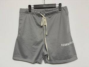 【入手困難】 FOG ESSENTIALS エッセンシャルズ ハーフパンツ ショートパンツ パンツ メッシュ ショーツ グレー M 美品 中古 レア 希少