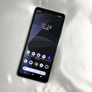 【中古 美品】海外版SIMフリー SONY XPERIA 10 III 6GB/128GB ブラック XQ-BT52 デュアルSIM