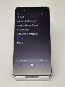 807【美品・赤ロム保証】 Lenovo 503LV LTE Windows 10 Mobile softbank ブラック