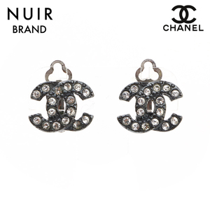 シャネル CHANEL イヤリング グレー