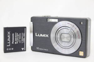 【返品保証】 パナソニック Panasonic LUMIX DMC-FX500 ブラック バッテリー付き コンパクトデジタルカメラ v8589