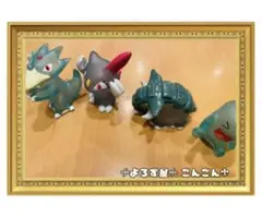 【まとめ売り】ポケモン　ポケモンキッズ　指人形　クリア　4点