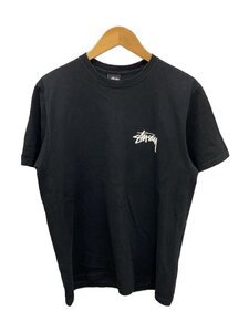 STUSSY◆カットソー/M/コットン/BLK/無地