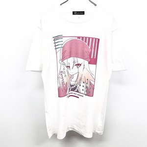 アルマビアンカ 【新品】arma bianca Tシャツ TVアニメ SHAMAN KING シャーマンキング 恐山アンナ lette-graph 半袖 綿100% L 白 メンズ