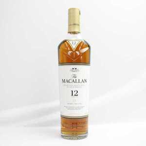 MACALLAN（マッカラン）12年 シェリーオーク カスク 40％ 700ml ※ホログラムシールキズ S25A050007