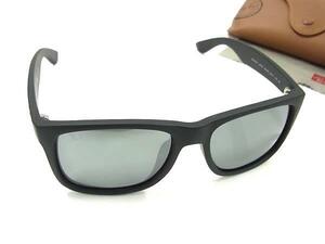 1円 ■美品■ Ray-Ban レイバン RB 4165-F JUSTIN 622/6G サングラス 眼鏡 メガネ メンズ ブラック系 FF3657