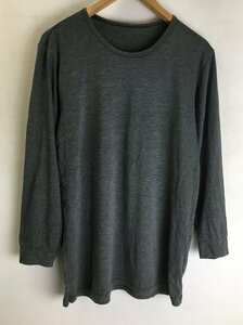 ◆UNIQLO ユニクロ XL HEATTECH ヒートテック ７分袖 Tシャツ カットソー グレー XL