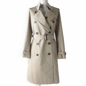 良品☆正規品 BURBERRY LONDON バーバリー ロンドン B1A88-101-51 ウールライナー付 トレンチコート ベージュ 38 レディース 日本製