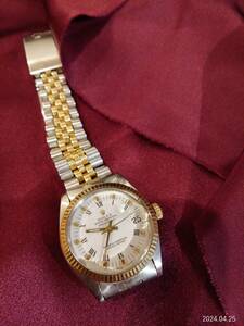 【ROLEX】 腕時計１８K/SS　デイトジャスト　自動巻き　ボーイズサイズ　