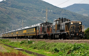 【レア】鉄道 デジ 写真 画像 九州 サロンカーなにわ あかつき 4