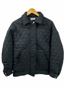 LAGUA GEM◆ジャケット/FREE/ポリエステル/BLK/510EAM30-1360/QUILTING LOOSE BZ