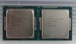 【中古】Intel CPU i7-4790k/4.00GHZ×2個