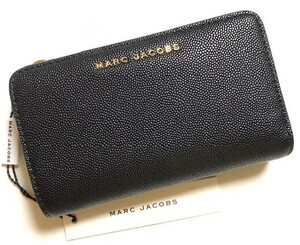 特価！ 人気 MARC JACOBS マークジェイコブス 二つ折り財布 M0016990-001 ブラック 新品本物