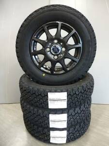 軽トラ・軽バンに★新品ブリヂストン★145/80R12セット★145R12 6PR★ハイゼット・サンバー・ピクシス・ミニキャブ・キャリー・エブリー★G