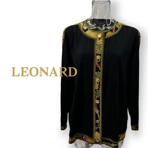 レオナール＊上品で高級感のある薄手 ニット カーディガン＊LEONARD