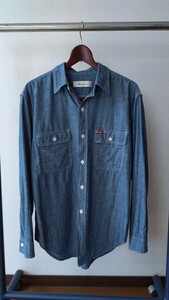 Time is on　CLASSIC SELVEDGE CHAMBRAY SHIRT　サイズ:0 