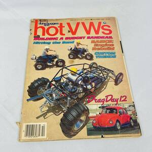 雑誌 洋書 hot VWs 1983年10月 空冷 VW BUG 空冷ワーゲン 空冷VW 空冷ビートル バス ワーゲンバス ビートル カルマン キャルルック 当時物