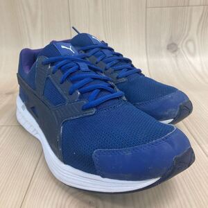 GFK5 PUMA プーマ NRGY ドライバーNM ランニングシューズ ウォーキングシューズ カジュアルシューズ ブルー ネイビー メンズ 26cm