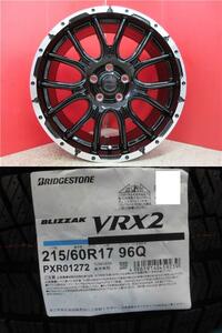 新品4本SET ヴェネス VENES SUV M7 7.0J+48 5H-114.3 ブリヂストン VRX2 2022年 215/60R17インチ 50系 エスティマ 20系 HV ZR-V C-HR