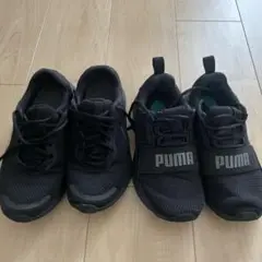 NIKEとPUMA22.5サイズのスニーカーセット