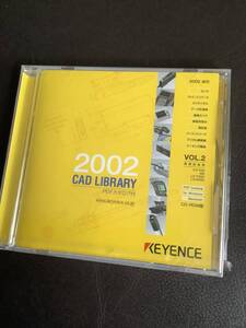 KEYENCE 2002CAD LIBRARY PDFカタログ付　　未使用　送料　210円